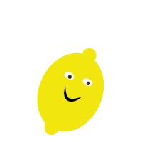 smiling cartoon lemon
